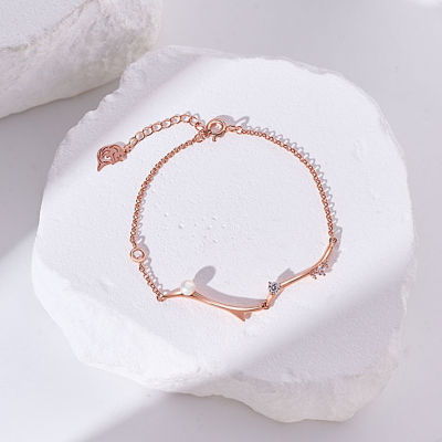 Pearly Lustre Top Grade Freshwater Pearl Bracelets WB00300 | ROSE 2