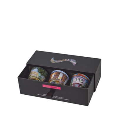 Artitude Home Singapore Hues Scented Glass Candle Set 3