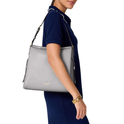 KATE SPADE Dumpling Large Shoulder Bag Mountain Grey KL013 5