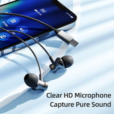 ROCK ES09 Type-C Digital Wired Earphones 4