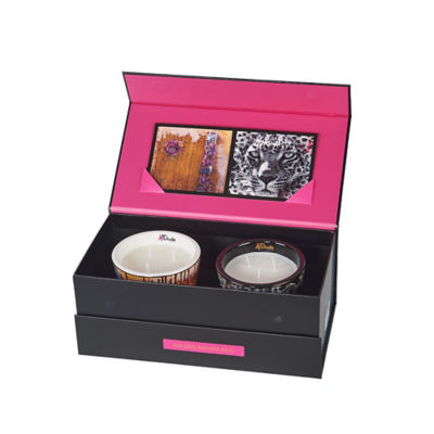 Artitude Home Golden Sahara Duo Scented Ceramic Candle Gift Set 3