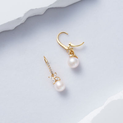 Pearly Lustre Freshwater Pearl Earrings WE00656 | EVERLEAF 2