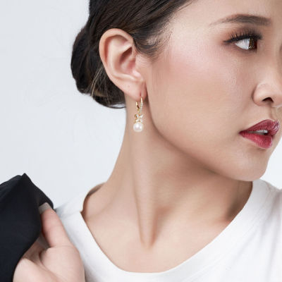 Pearly Lustre Freshwater Pearl Earrings WE00656 | EVERLEAF 5