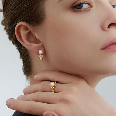 Pearly Lustre Top Grade Freshwater Pearl Earrings WE00779| BUBBLE 3