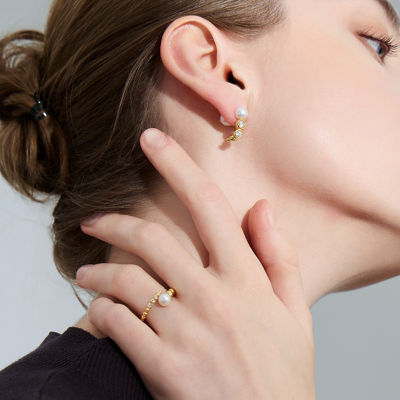 Pearly Lustre Top Grade Freshwater Pearl Earrings WE00779| BUBBLE 6