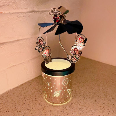 Paladone Rotary Spinning Candle Holder Set (Chip n Dale) 4
