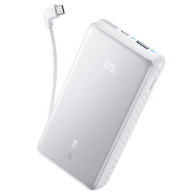 Buy Anker 20,000mAh 87W Built-in USB-C Cable Power Bank A1383