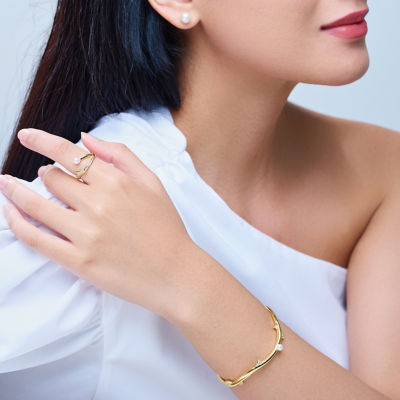 Pearly Lustre Top Grade Freshwater Pearl Bracelets WB00287 | ROSE 3