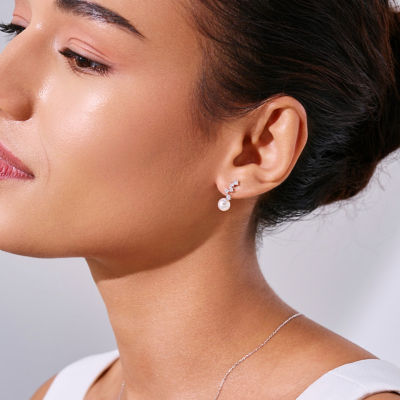 Pearly Lustre Top Grade Freshwater Pearl Earrings WE00809 | STARRY 5