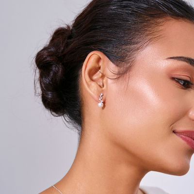 Pearly Lustre Top Grade Freshwater Pearl Earrings WE00809 | STARRY 7