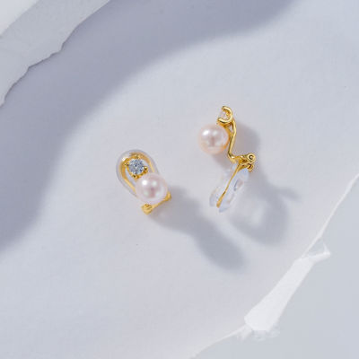 Pearly Lustre Clip-On Freshwater Pearl Earrings WE00607 5