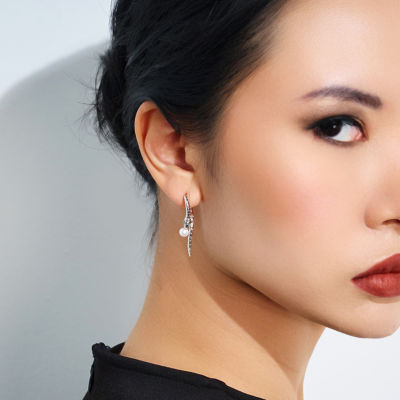Pearly Lustre Top Grade Freshwater Pearl Earrings WE00595 | SAFARI 3