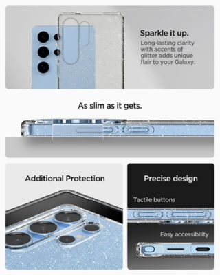 Spigen Samsung S25 Ultra Case Liquid Crystal Glitter - Crystal Quartz 2