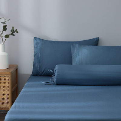 Robinsons Silky Soft Embroidered Microfibre Fitted Sheet Set Core Collection King Size 2