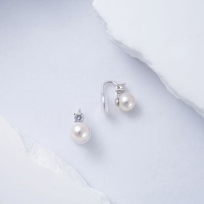 Pearly Lustre Clip-On Freshwater Pearl Earrings WE00784 3