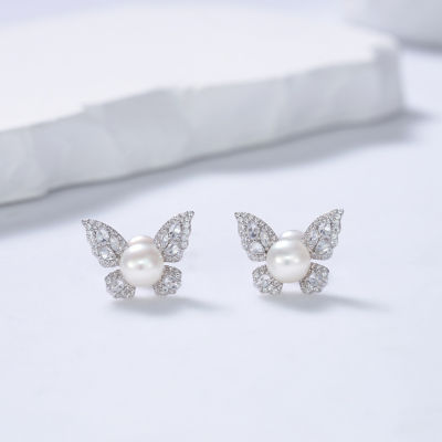 Pearly Lustre Top Grade Freshwater Pearl Earrings WE00723| GARDENS 4