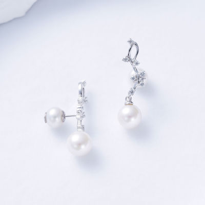 Pearly Lustre Top Grade Freshwater Pearl Earrings WE00702 | STARRY 3