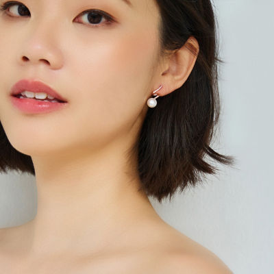 Pearly Lustre Top Grade Freshwater Pearl Earrings WE00689 | S Collection 5
