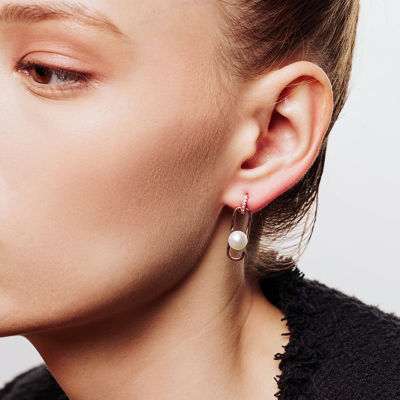 Pearly Lustre Freshwater Pearl Earrings WE00696 | CONNECT 3