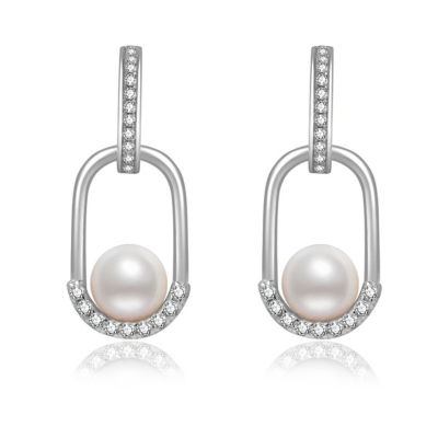 Pearly Lustre Top Grade Freshwater Pearl Earrings WE00797 | CONNECT 1