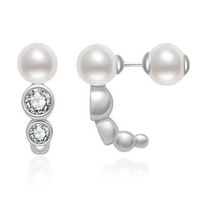 Pearly Lustre Top Grade Freshwater Pearl Earrings WE00794| BUBBLE 1