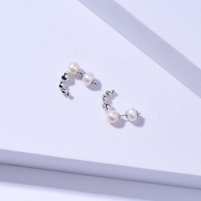 Pearly Lustre Top Grade Freshwater Pearl Earrings WE00794| BUBBLE 2