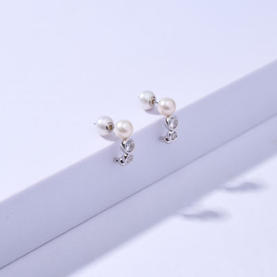 Pearly Lustre Top Grade Freshwater Pearl Earrings WE00794| BUBBLE 4