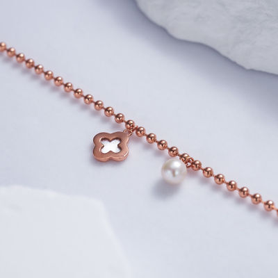 Pearly Lustre Elegant Freshwater Pearl Bracelet WB00217 | MOTHER OF PEARL 4