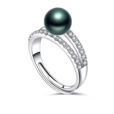 Pearly Lustre New Yorker Tahitian Pearl Ring WR00250 1