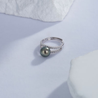 Pearly Lustre New Yorker Tahitian Pearl Ring WR00250 4