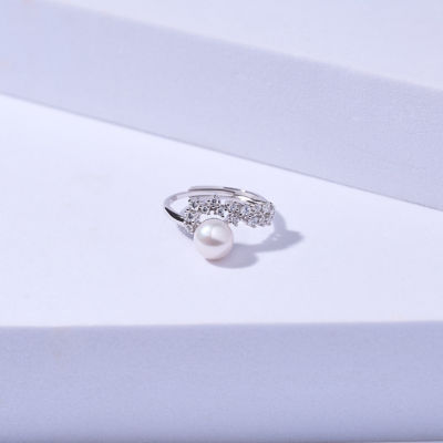 Pearly Lustre Top Grade Freshwater Pearl Ring WR00297 | CELESTE 5