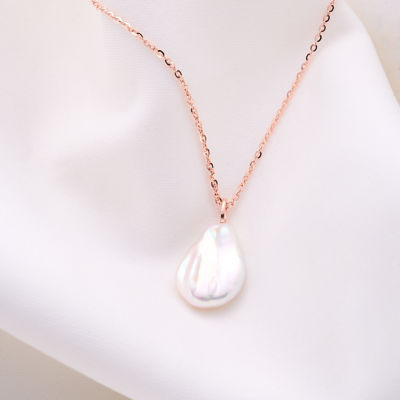 Pearly Lustre Keshi Freshwater Pearl Necklace WN00639 5