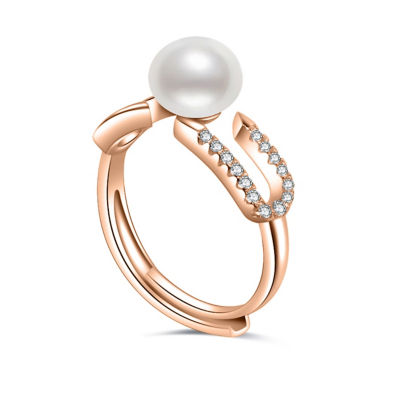 Pearly Lustre Top Grade Freshwater Pearl Ring WR00238 | CONNECT 1