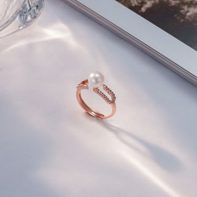 Pearly Lustre Top Grade Freshwater Pearl Ring WR00238 | CONNECT 2