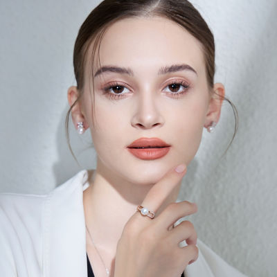Pearly Lustre Top Grade Freshwater Pearl Ring WR00238 | CONNECT 4