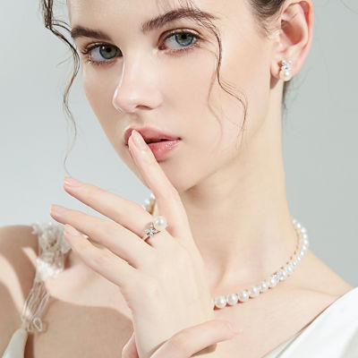 Pearly Lustre Top Grade Freshwater Pearl Ring WR00242 | EVERLEAF 3