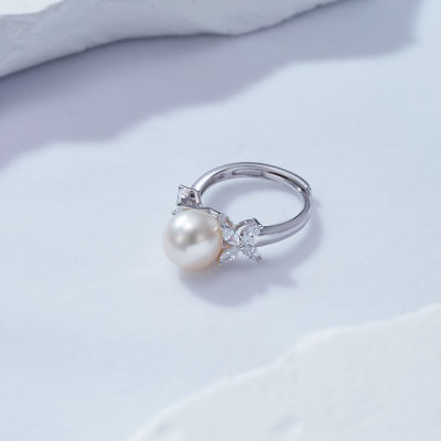 Pearly Lustre Top Grade Freshwater Pearl Ring WR00242 | EVERLEAF 4