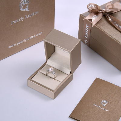 Pearly Lustre Top Grade Freshwater Pearl Ring WR00242 | EVERLEAF 7