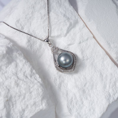 Pearly Lustre Elegant Tahitian Pearl Necklace WN00617 5