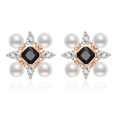 Pearly Lustre Top Grade Freshwater Pearl Earrings WE00934 | TWEED 1