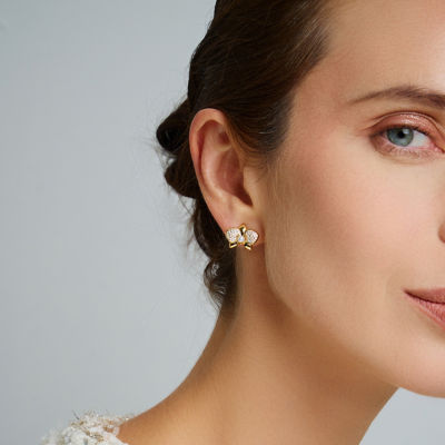 Pearly Lustre Top Grade Freshwater Pearl Earrings WE00851 | ORCHID 3