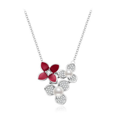 Pearly Lustre Top Grade Freshwater Pearl Necklace WN00716 | BLOOM 1