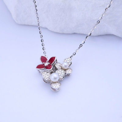 Pearly Lustre Top Grade Freshwater Pearl Necklace WN00716 | BLOOM 2