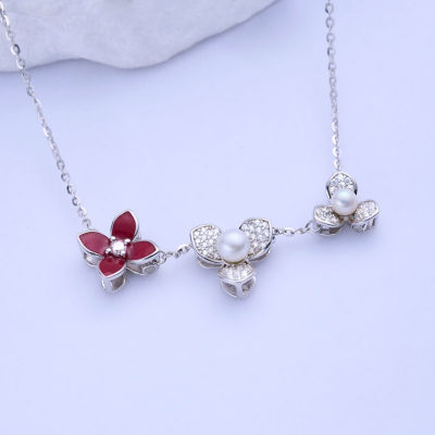 Pearly Lustre Top Grade Freshwater Pearl Necklace WN00716 | BLOOM 4