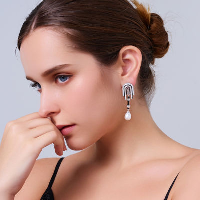 Pearly Lustre Top Grade Freshwater Pearl Earrings WE00969 | DECO 7
