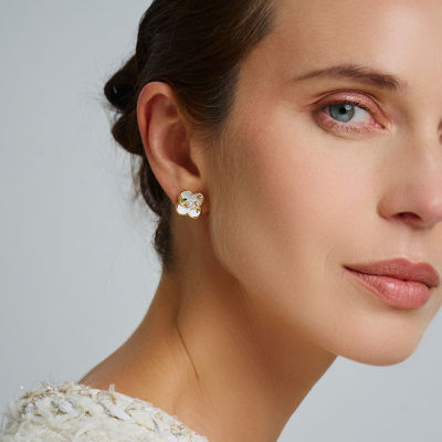 Pearly Lustre Top Grade Freshwater Pearl Earrings WE00853 | PERANAKAN 3