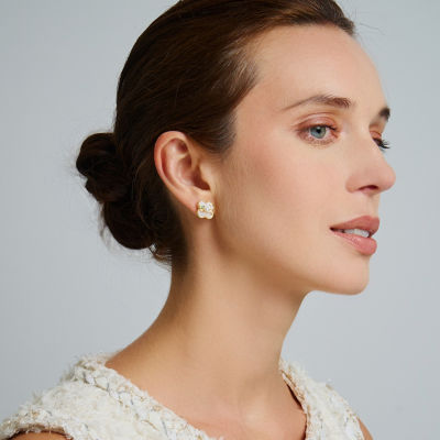 Pearly Lustre Top Grade Freshwater Pearl Earrings WE00853 | PERANAKAN 7