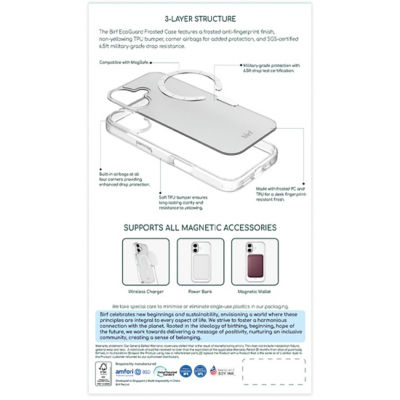Birf Magsafe EcoGuard Frosted Case iPhone 17 2