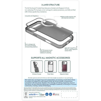 Birf Magsafe EcoGuard Frosted Case iPhone 17 Pro 2