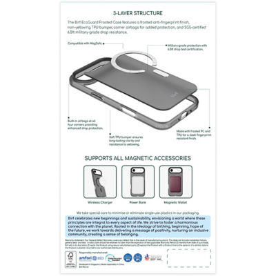 Birf Magsafe EcoGuard Frosted Case iPhone Air 2